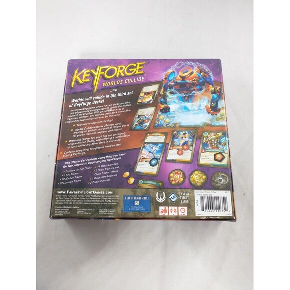 Keyforge Worlds Collide Starter Set Fantasy Flight Games - Picture 2 of 16